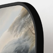 Botanische Szene von Zebras in einer Oase Pickleball Schläger (Linke Seite)