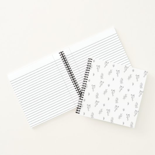 Botanische Tanzherzen | Notebook Notizblock (Innenseite)