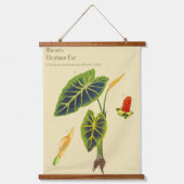 Botanische Tapisserien - Monstera Set Wandteppich Mit Holzrahmen (Vorderseite)