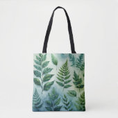 Botanische Tasche Fresh Green Fern (Vorderseite)