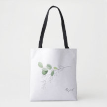 Botanische Tasche für den Frühjahr