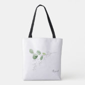 Botanische Tasche für den Frühjahr (Rückseite)