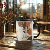 Botanische Tasse Herbst - Personalisierte Erdnatur