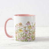 Botanische Tasse Wasserfarbe (Links)