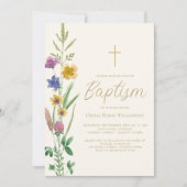 Botanische Taufe Einladung (Vorderseite)