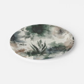 Botanische Teller für Wasserfarbpapier (Schrägansicht)