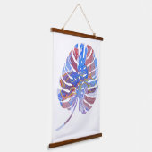 Botanische Tinte Art Holz Toppwand Wandteppich Mit Holzrahmen (Gewinkelt)