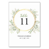 Botanische Tischnummer Hochzeit (Vorderseite)