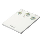 Botanische To-Do-Liste Notizblock (Rotiert)