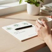 Botanische To-Do-Liste Notizblock
