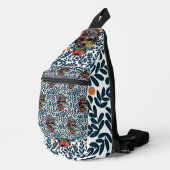 Botanische Tote-Tasche Crossbody Bag (Rechte Ecke)