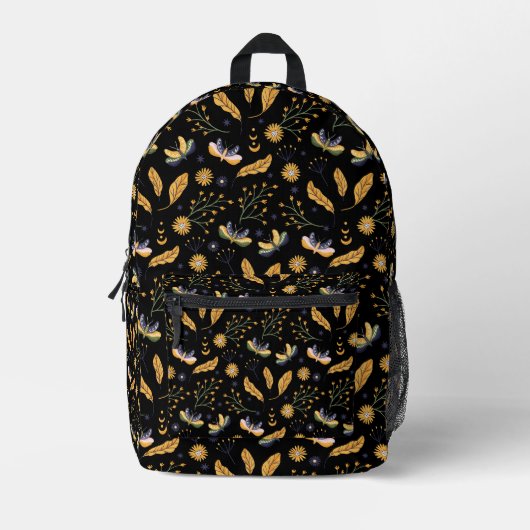 Botanische Träume Bedruckter Rucksack (Vorderseite)
