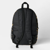 Botanische Träume Bedruckter Rucksack (Rückseite)