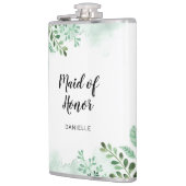 Botanische Trauzeugin Hochzeitsfeier Flachmann (Links)