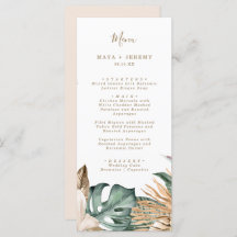 Botanische Tropenblumenhochzeit