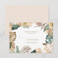 Botanische Tropenblumenhochzeit