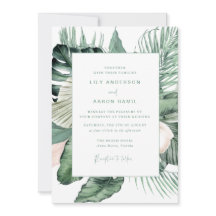 Botanische Tropenhochzeit