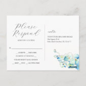 Botanische UAWG Postkarte mit Auswahl an Gerichten (Rückseite)