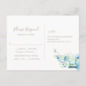 Botanische UAWG Postkarte mit Auswahl an Gerichten (Rückseite)