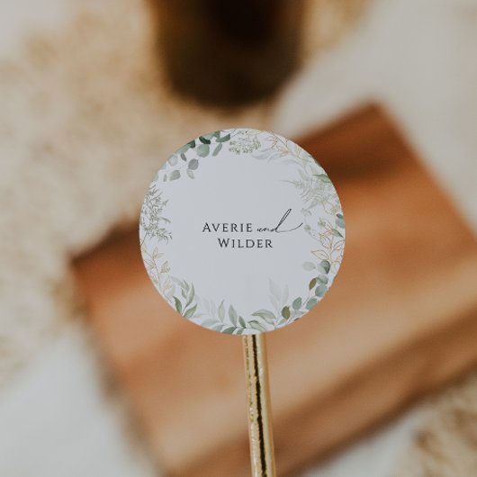 Botanische Umschlag Aufkleber für Hochzeiten und H