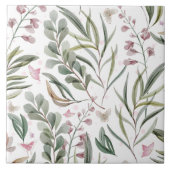 Botanische und Schmetterlingsdekoration Fliese (Vorderseite)