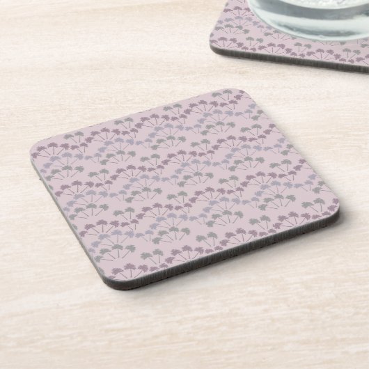 Botanische Untersetzer in Lilac (Linke Seite)