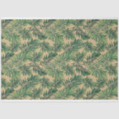 Botanische Vegetation auf Tan Seidenpapier (Vorderseite)