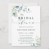 Botanische Vegetation Brautparty Einladung (Vorderseite)