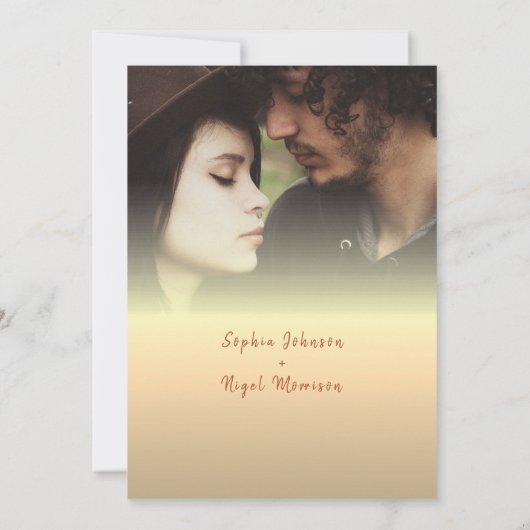 Botanische Vegetation Einladung (Rückseite)