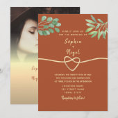 Botanische Vegetation Einladung (Vorne/Hinten)