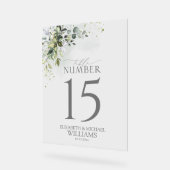 Botanische Vegetation Empfang Acrylschild (Winkel)