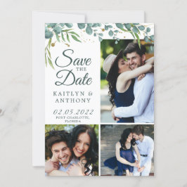 Botanische Vegetation Gold 7 Foto Save the Date