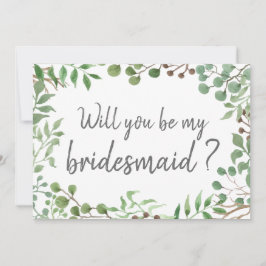 Botanische Vegetation | Leaf | Hochzeit Einladung