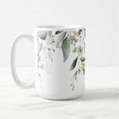 Botanische Vegetation mit Gold Accents Kaffeetasse (Links)