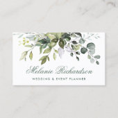 Botanische Vegetation Wasserfarben Goldmedaille Gr Visitenkarte (Vorderseite)