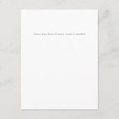 Botanische Vegetation, Zitronen und Marigolds Begleitkarte (Rückseite)