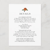 Botanische Vegetation, Zitronen und Marigolds Begleitkarte (Vorderseite)