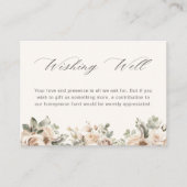 Botanische Vegetation zum Hochzeitswünschen Begleitkarte (Vorderseite)