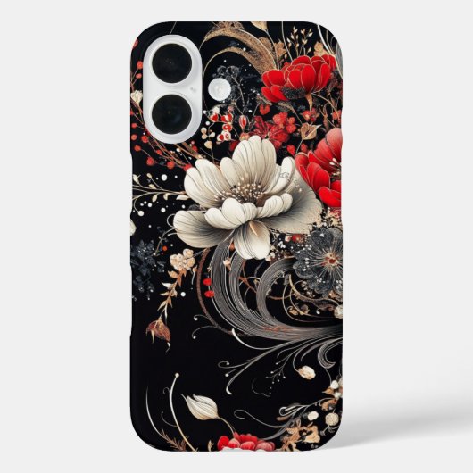 Botanische Vintag-Chic-Illustration Case-Mate iPhone Hülle (Rückseite)