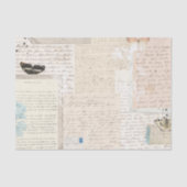 Botanische Vintage-Briefe Seidenpapier (Vorderseite)