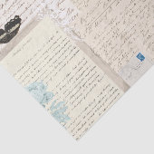 Botanische Vintage-Briefe Seidenpapier (Ausschnitt)