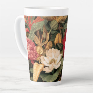 Botanische Vintage-Illustration Milchtasse