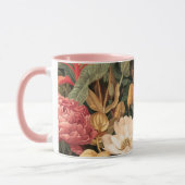 Botanische Vintage-Illustration Tasse (Links)