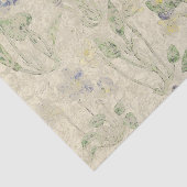 Botanische Violetten Pressierte Blume Vintag Seidenpapier (Ausschnitt)