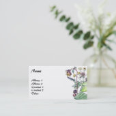 Botanische Visitenkarte (Stehend Vorderseite)