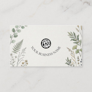 Botanische Visitenkarte mit Ihrem Logo