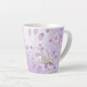 Botanische Vogel Blumen Natur Milchtasse (Rechte Ecke)