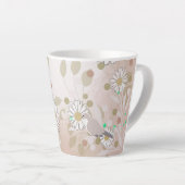 Botanische Vogel Blumen Natur Milchtasse (Rechte Ecke)
