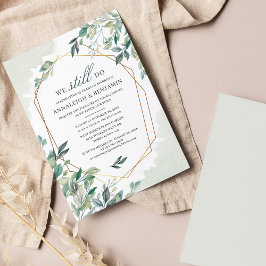 Botanische Vow Renewal Eukalyptus Greenerity Weddi Einladung
