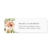 Botanische Waldflorale Rücksendeadresse (Vorne)